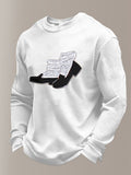 Men's Pop Music Legend  Print Crew Neck Top
