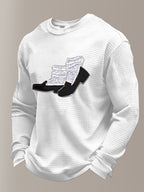 Men's Pop Music Legend  Print Crew Neck Top