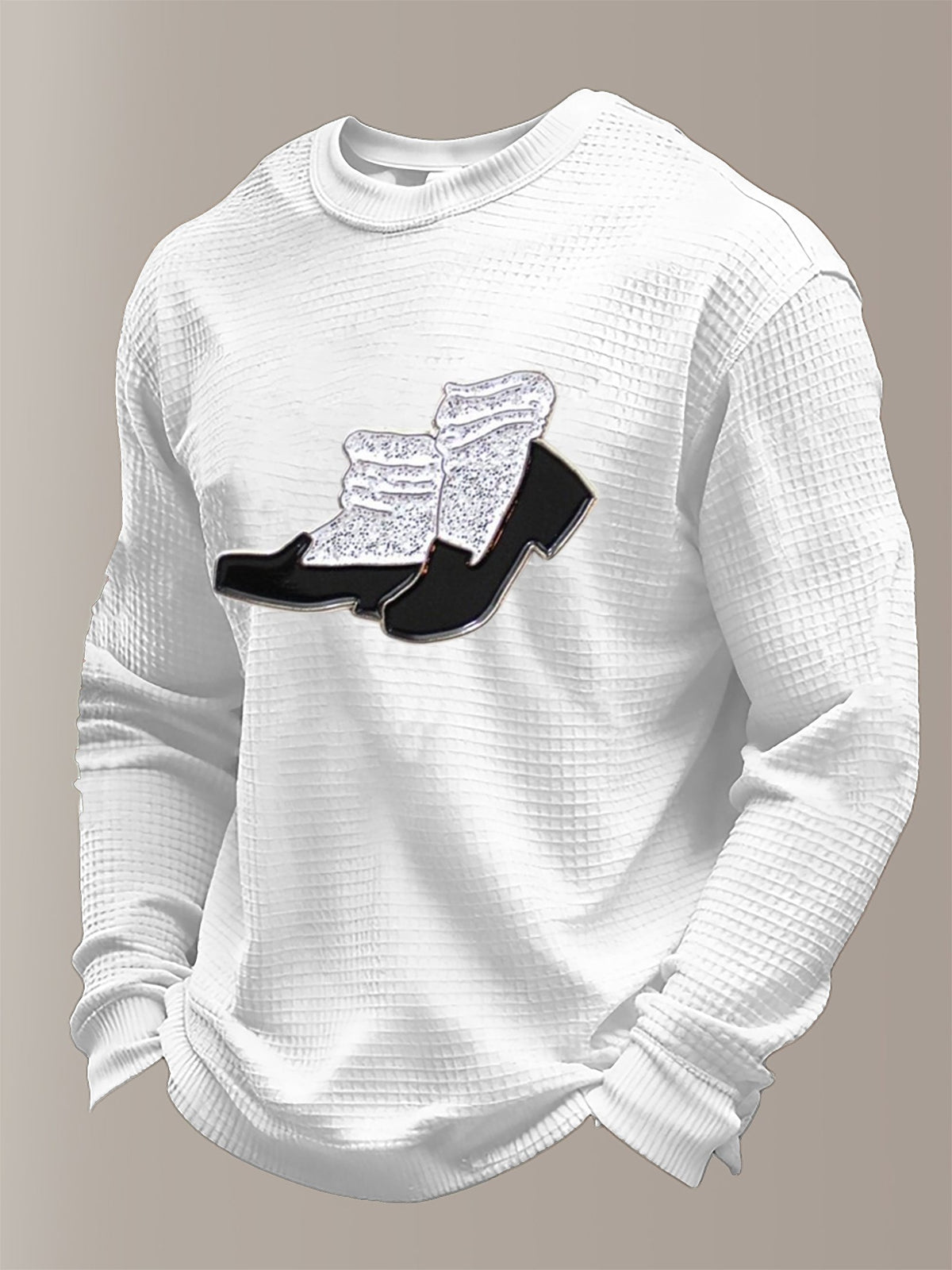 Men's Pop Music Legend  Print Crew Neck Top