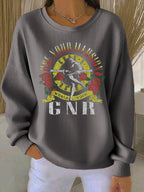 Retro Rock Use Your Illusion World Tour Print Sweatshirt