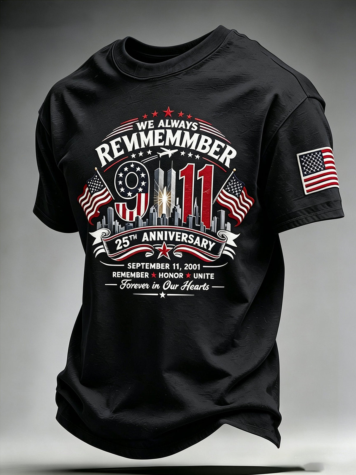 Men's 9/11 Memorial Graphic Top