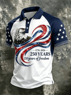 Men's USA 250th Anniversary Print Polo Shirt