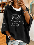 Women's God Is So Good Print Hooded Sweatshirt