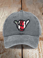 Men's And Women's Casual Rugby Print Hats