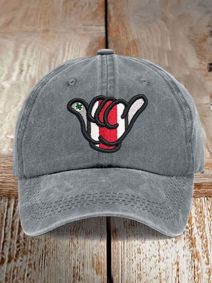 Men's And Women's Casual Rugby Print Hats
