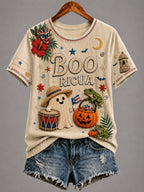 Women's Puerto Rico Halloween Graphic T-shirt