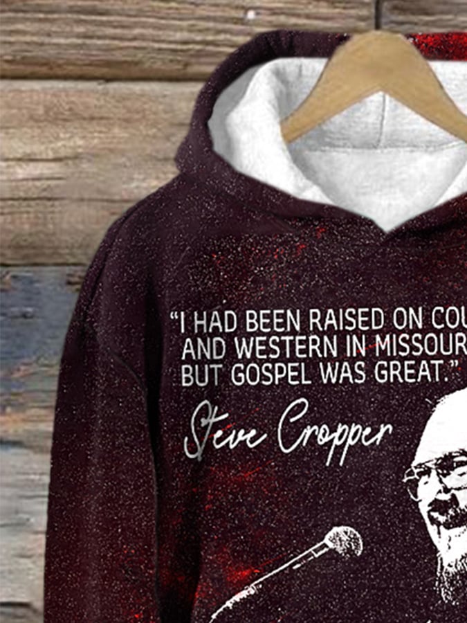 Retro I Had Been Raised On Country And Western In Missouri. But Gospel Was Great Print Hoodie