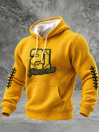 Men'S Puerto Rico Baseball Casual Printed Hoodie