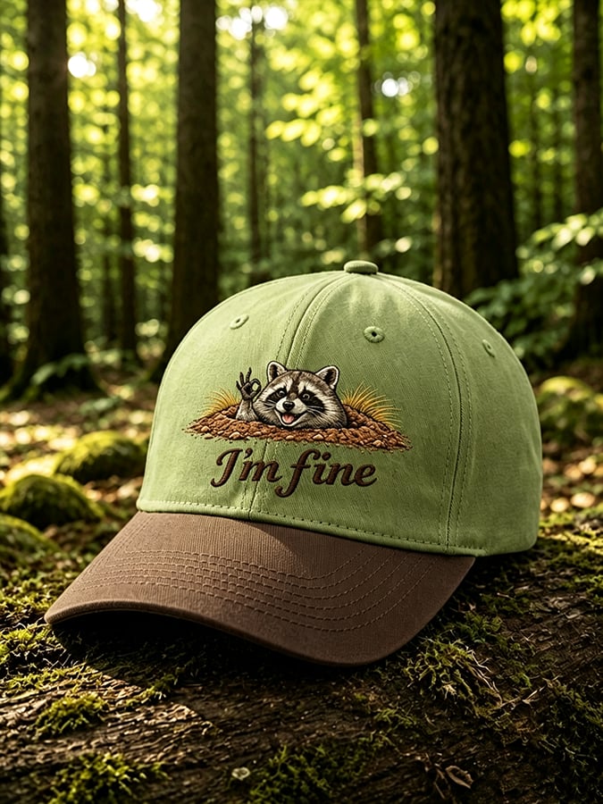 Men'S And Women'S Casual in a world full of trash panda Be a Jimothy Print Hats