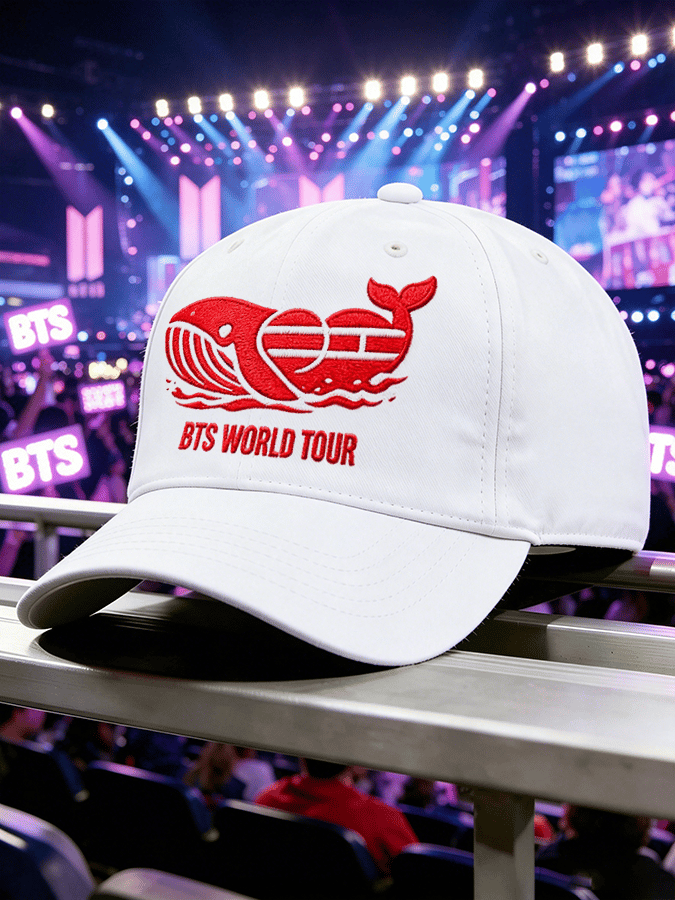 Unisex BTS Music Lover Washed Retro Baseball Cap