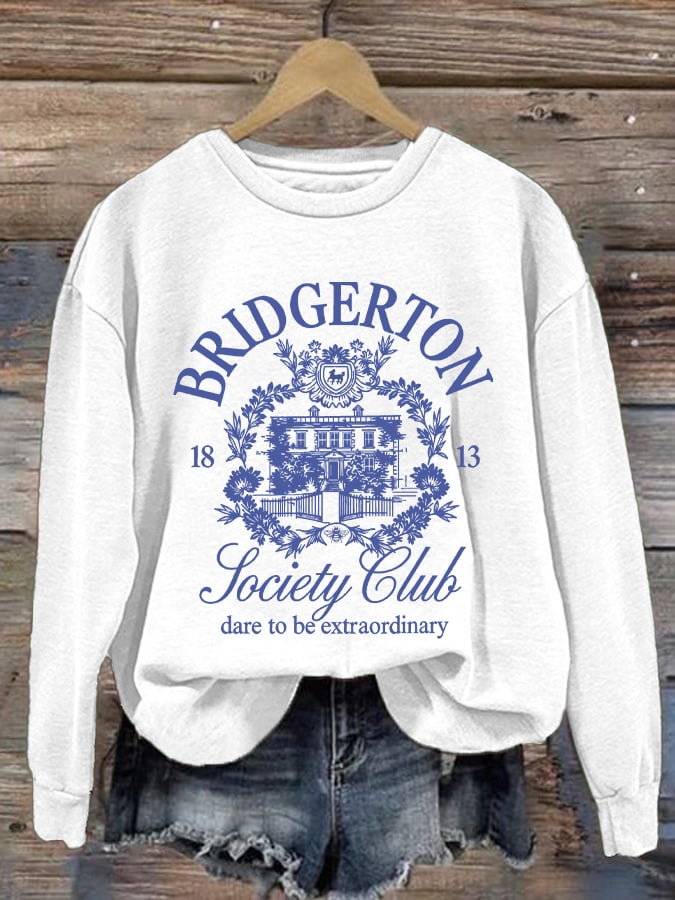 Women's Dare To Be Extraordinary Print Casual Sweatshirt