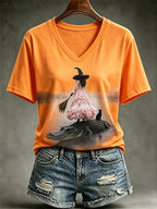 Women's Casual Print Short-Sleeve T-Shirt