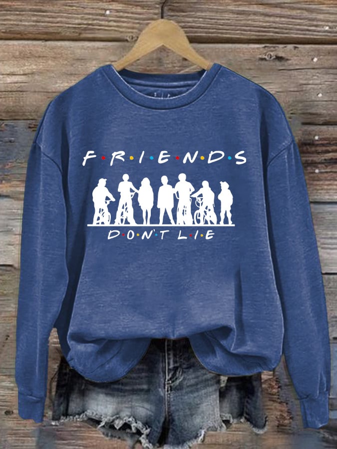 Women's Casual Print Long Sleeve Sweatshirt