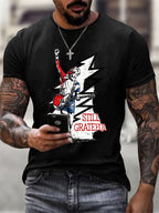 Men's Print Casual Printed T-shirt