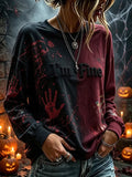 Women's Halloween Print Top
