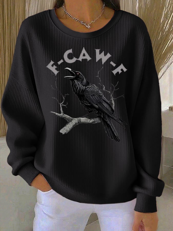 Women's F-Caw-F Raven Sweatshirt