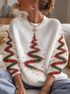 🔥🔥2nd 50% Off 🔥🔥Women's Casual Print Knit Top