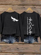 Women's Halloween Print Casual Sweatshirt