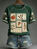 Women's Autumn Printed T-Shirt