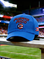 Puerto Rican Baseball Print Cap