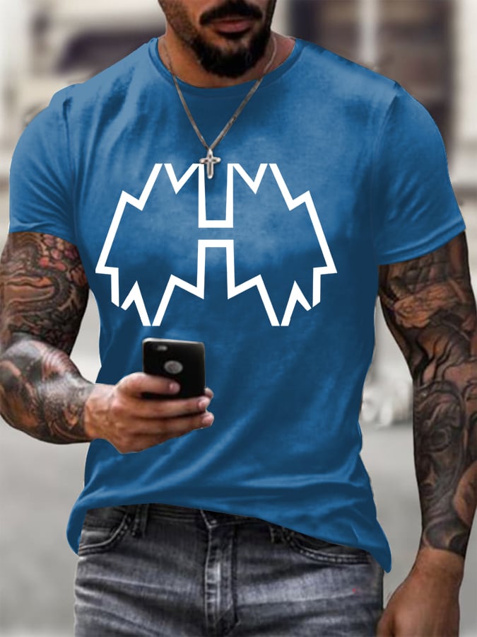 Men's rock band commemorative T-shirt