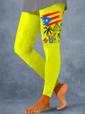 Puerto Rico Singer Boricua Concho Printed Leggings