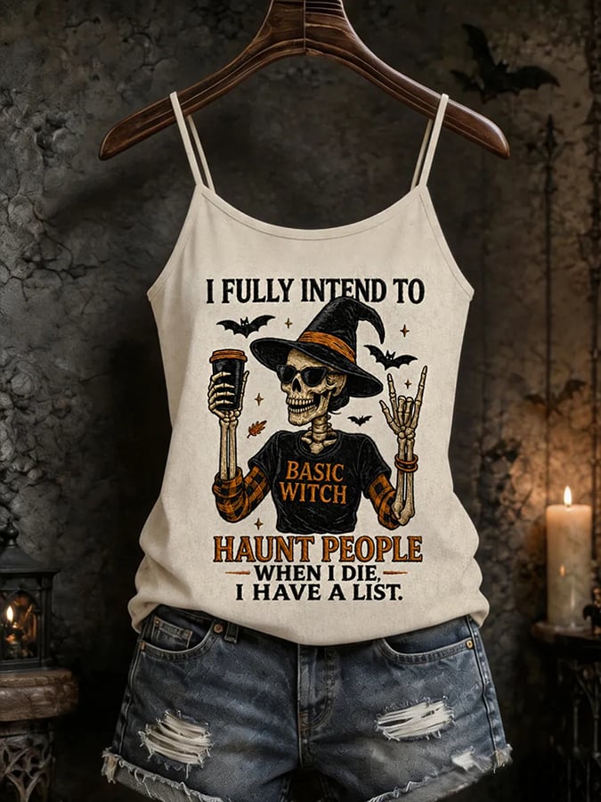 The Woman Said After I Die I'M Going To Play Pranks On People  I'Ve Already Made A List Suspender