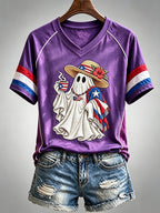Women's Puerto Rico Halloween Graphic T-shirt
