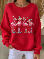 Women's Christmas Print Sweatshirt