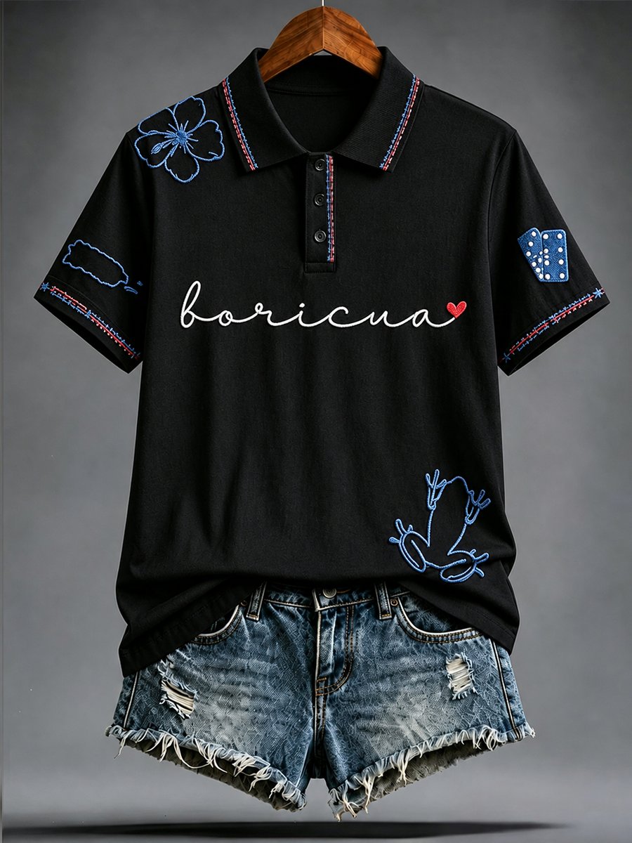 Women's Puerto Rico Pride Polo Shirt