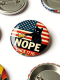 Foxtrot Delta Tango Cat Art  Brooch