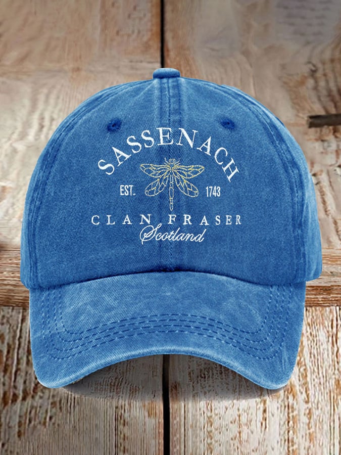 Sassenach Est.1743 Clan Fraser Outlander Printed Baseball Cap