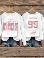 Women's Music Art Print Sweatshirt
