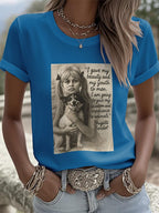Retro I Gave My Beauty And My Youth To Men. I Am Going To Give My Wisdom And Experience To Animals Print T-Shirt