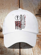 Retro Texas Strong Print Baseball Cap