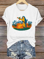 Women's Liuing It Up Print Shirt