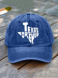 Unisex Texas Forever Print Hat