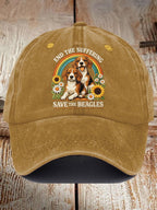 Unisex End The Suffering Save The Beagles Printed Hat