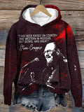 Retro I Had Been Raised On Country And Western In Missouri. But Gospel Was Great Print Hoodie