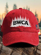 Retro Save The BWCA Save Boundary Waters Canoe Area Wilderness Print Baseball Cap