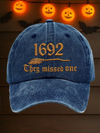 Unisex 1692 They Missed One Print Baseball Cap