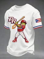 Men's Baseball Print T-Shirt