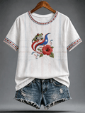 Women's Puerto Rico Pride Art Printed T-shirt