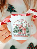 Retro It's A Wonderful Life Christmas Print Mug