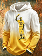 Men'S Puerto Rico Baseball Casual Printed Hoodie