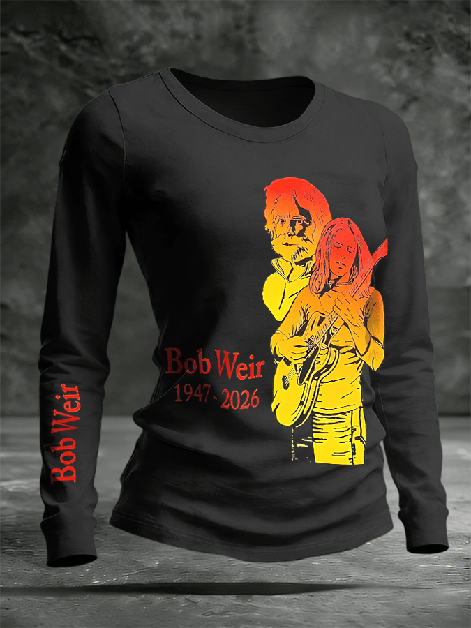 Women's Commemorative Bob Weir Printed Top