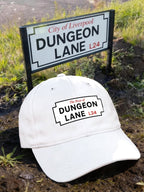 Retro Dungeon Lane Print Baseball Cap