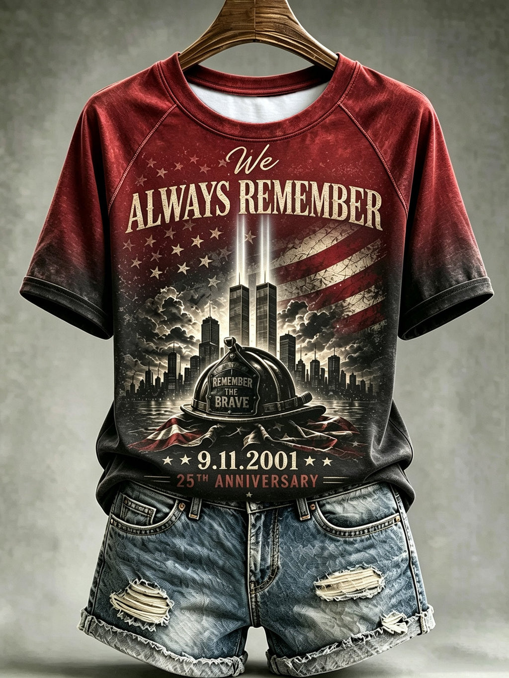 Women's 9/11 Memorial Graphic Top