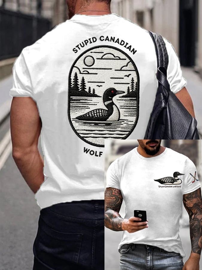 Men's Hockey Romance Print T-Shirt