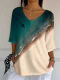 Women's Shark Series 50th Anniversary Printed T-Shirt